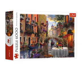 Trefl - Puzzle - Romantisches Abendessen / 6000 Teile / 136 x 96 cm / ab 14 Jahren