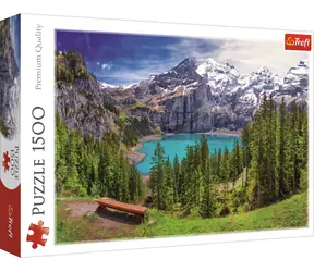 Trefl - Puzzle - Oeschinensee / 1500 Teile / 85 x 58 cm / ab 14 Jahren