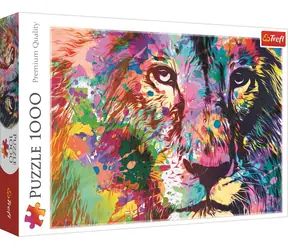 Trefl - Puzzle - Farbiger Löwe / 1000 Teile / 68,3 x 48 cm / ab 12 Jahren