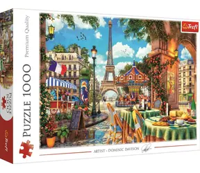 Trefl - Puzzle - Morgen in Paris / 1000 Teile / 68,3 x 48 cm / Alter 12+