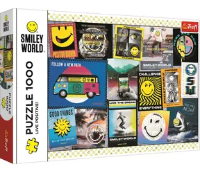 Trefl - Puzzle - Better day with Smiley - Smiley / 1000 Teile / 68,3 x 48 cm / Alter 12+