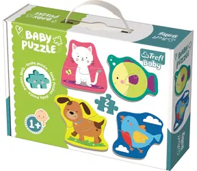 Trefl Baby - Puzzle - Tiere / 4 x 2 Teile / ab 1 Jahr