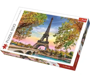 Trefl - Puzzle - Romantisches Paris / 500 Teile / 48 x 34 cm / ab 10 Jahren