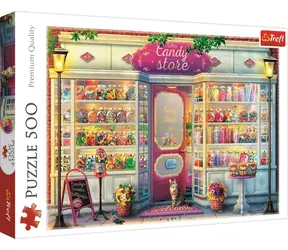 Trefl - Puzzle - Sweet Shop / 500 Teile / 48 x 34 cm / ab 10 Jahren