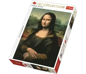 Trefl - Puzzle - Mona Lisa / 1000 Teile / 48 x 68,3 cm / Alter 12+