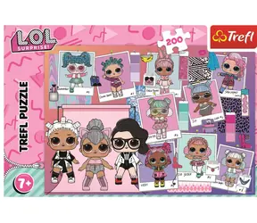Trefl - Puzzle - LOL Surprise: Wunderschöne Puppen / 200 Teile / 48 x 34 cm / ab 7 Jahren