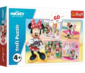 Trefl - Puzzle - Charmante Minnie / 60 Teile / 33 x 22 cm / ab 4 Jahren
