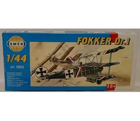 Směr Fokker Dr. 1 / Plastikmodell / 1:44 / 31 Teile / ab 8 Jahren