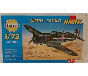 Směr Curtiss P-36/H.75 Hawk / Plastikmodell / 1:72 / 44 Teile / ab 8 Jahren