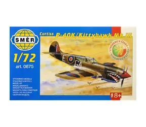 Směr CURTISS P - 40K / Plastikmodellbausatz / 1:72 / 45 Teile / ab 8 Jahren