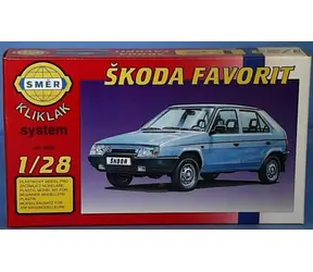 Směr KlikKlak-System Škoda Favorit / 1:28 / 20 Teile / ab 6 Jahren
