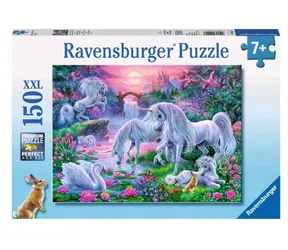 Ravensburger - Puzzle - Einhörner bei Sonnenuntergang / 150 Teile / ab 7 Jahren