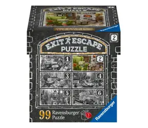 Ravensburger Exit Puzzle: Wohnzimmer / 99 Teile / 26 x 18 cm / ab 14 Jahren