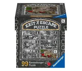 Ravensburger Exit-Puzzle: Garage / 99 Teile / 26 x 18 cm / ab 14 Jahren