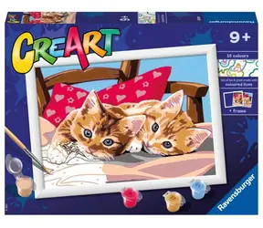 Ravensburger CreArt Zwei kuschelige Kätzchen / ab 7 Jahren