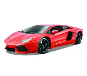 Bburago PLUS Lamborghini Aventador LP700-4 Metallic Orange / Maßstab 1:18 / ab 3 Jahren / Rot