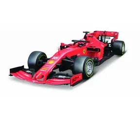 Bburago Ferrari Racing F1 2019 SF90 LeClercl / Maßstab 1:18 / ab 3 Jahren / Rot