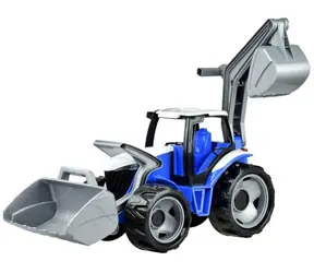 Lena Traktor mit Schaufel und Bagger blaugrau / ab 3 Jahren