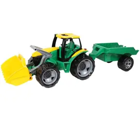 Lena Traktor mit Schaufel und Anhänger grün / ab 3 Jahren
