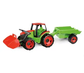 Lena Traktor mit Schaufel und Wagen rot grün / ab 3 Jahren