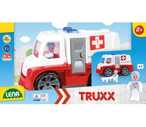 Lena TRUXX Rettungswagen rot-weiß / ab 2 Jahren