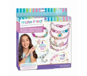 Make it Real Armband-Herstellungsset mit himmlischen Steinen / ab 8 Jahren