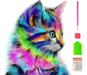 Norimpex Diamantmosaik - Bunte Katze