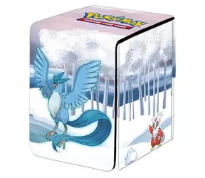 Ultra PRO Pokémon UP: GS Frosted Forest - Flip Box-Kartenetui aus Leder