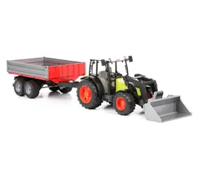 Bruder 2112 Claas Nectis 267 F Traktor mit Frontlader und Anhänger / 1:16 / ab 4 Jahren