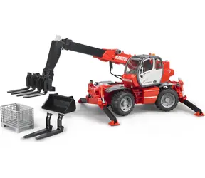 Bruder 2129 Kran mit Teleskoparm und Zubehör / 1:16 / ab 4 Jahren