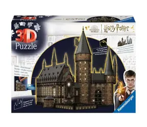 Ravensburger 3D Puzzle - Harry Potter: Schloss Hogwarts - Große Halle (Nacht-Edition) / 540 Teile / ab 10 Jahren