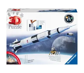 Ravensburger 3D Puzzle - Saturn V Weltraumrakete / 432 Teile / ab 8 Jahren
