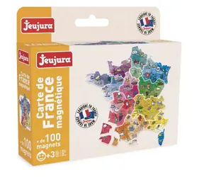 Jeujura Magnetische Karte von Frankreich / ab 3 Jahren