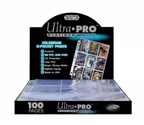 Ultra PRO: Platinum 9-Karten-Seitenumschläge