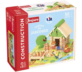 Jeujura Holzbausatz 50 Teile Gartenarbeit / ab 5 Jahren