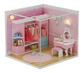 2Kids Toys Miniaturhaus Niedliches Ankleidezimmer / ab 14 Jahren