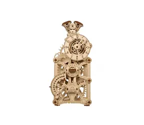 Ugears 3D-Holzpuzzle mit mechanischer Lokomotive, ab 14 Jahren, 265 Teile, Schwierigkeitsgrad: Mittel