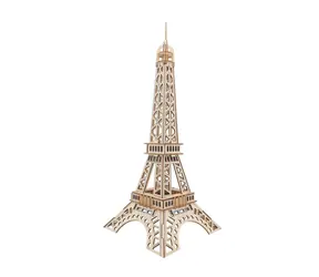Woodcraft 3D-Holzpuzzle Eiffelturm / 52 Teile / ab 8 Jahren / Schwierigkeitsgrad: einfach
