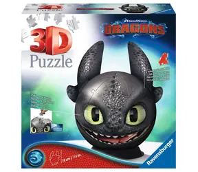 Ravensburger Puzzle-Ball Drachenzähmen leicht gemacht 3 Zahnlos / 72 Teile / ab 6 Jahren