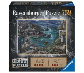 Ravensburger Exit-Puzzle: Leuchtturm am Hafen / 759 Teile / ab 12 Jahren