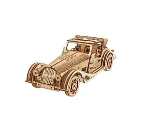 Ugears 3D mechanisches Holzpuzzle Sportwagen Rapid Mouse / ab 14 Jahren / 226 Teile / Schwierigkeit: niedrig