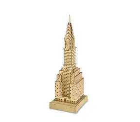 Woodcraft Chrysler Building 3D-Holzpuzzle - 76 Teile - ab 14 Jahren / Schwierigkeit: leicht 