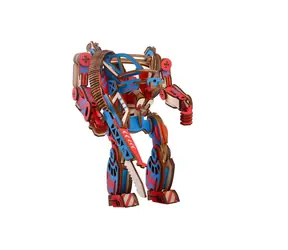 Woodcraft Holz-3D-Puzzle Powersuit / 225 Teile / ab 8 Jahren / Schwierigkeit: einfach 