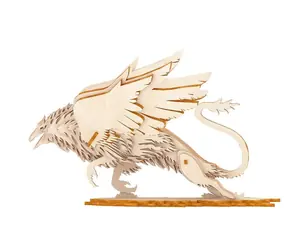 Woodcraft 3D-Holzpuzzle Griffin / 37 Teile / ab 8 Jahren / Schwierigkeit: leicht 