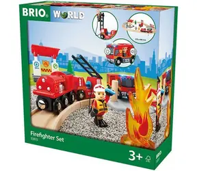 Brio Eisenbahnset - Feuerwehrset