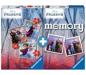 Ravensburger Disney: Ice Kingdom 2 Pexeso + 25/36/49 Teile / ab 4 Jahren 