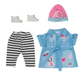 Zapf Creation Baby Born Jeanskleid Deluxe - 43 cm / ab 3 Jahren