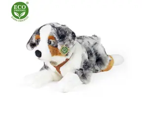 Rappa Plüschhund Australian Shepherd liegend 61 cm / UMWELTFREUNDLICH / ab 0 Monaten