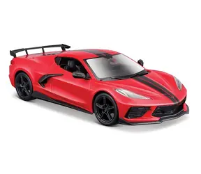 Maisto Chevrolet Corvette Stingray Coupe 2020 rot / Maßstab: 1:24 / ab 3 Jahren