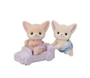 Sylvanian Families: Zwillingsmädchen mit Spielzeugauto / ab 3 Jahren
